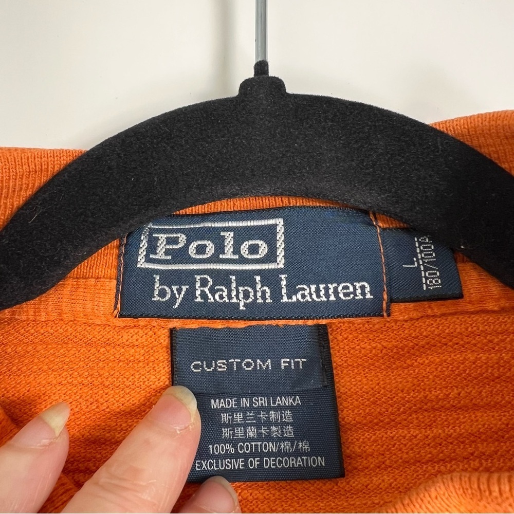 Vintage Polo by Ralph Lauren Striped Polo Shirt size L - Picture 4 of 8